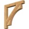 Ekena Millwork Westlake Block Rough Sawn Bracket, Western Red Cedar, 4"W x 34"D x 34"H BKT04X34X34WTL05RWR - alternate 1